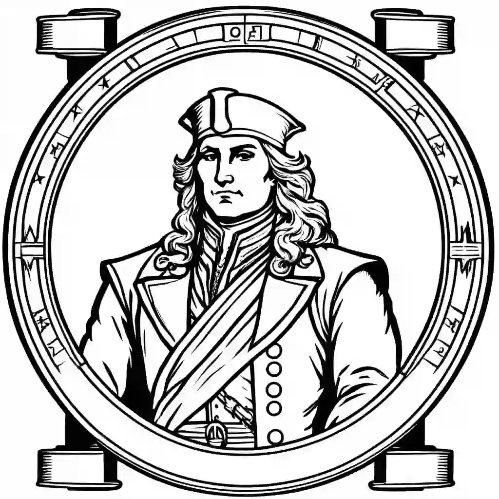 Revolution and the Seven Seals coloring pages